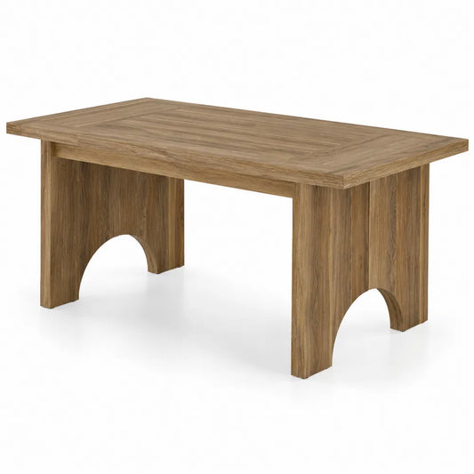 Tavolo da pranzo in Legno di Quercia Marrone 200x90x75 cm